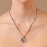 Rosario Pendant in Silver with Tree of Life